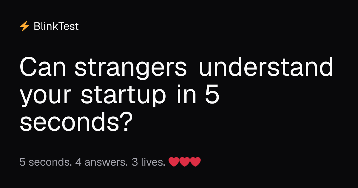 I built a game where your startup gets 3 lives — strangers can kill it logo